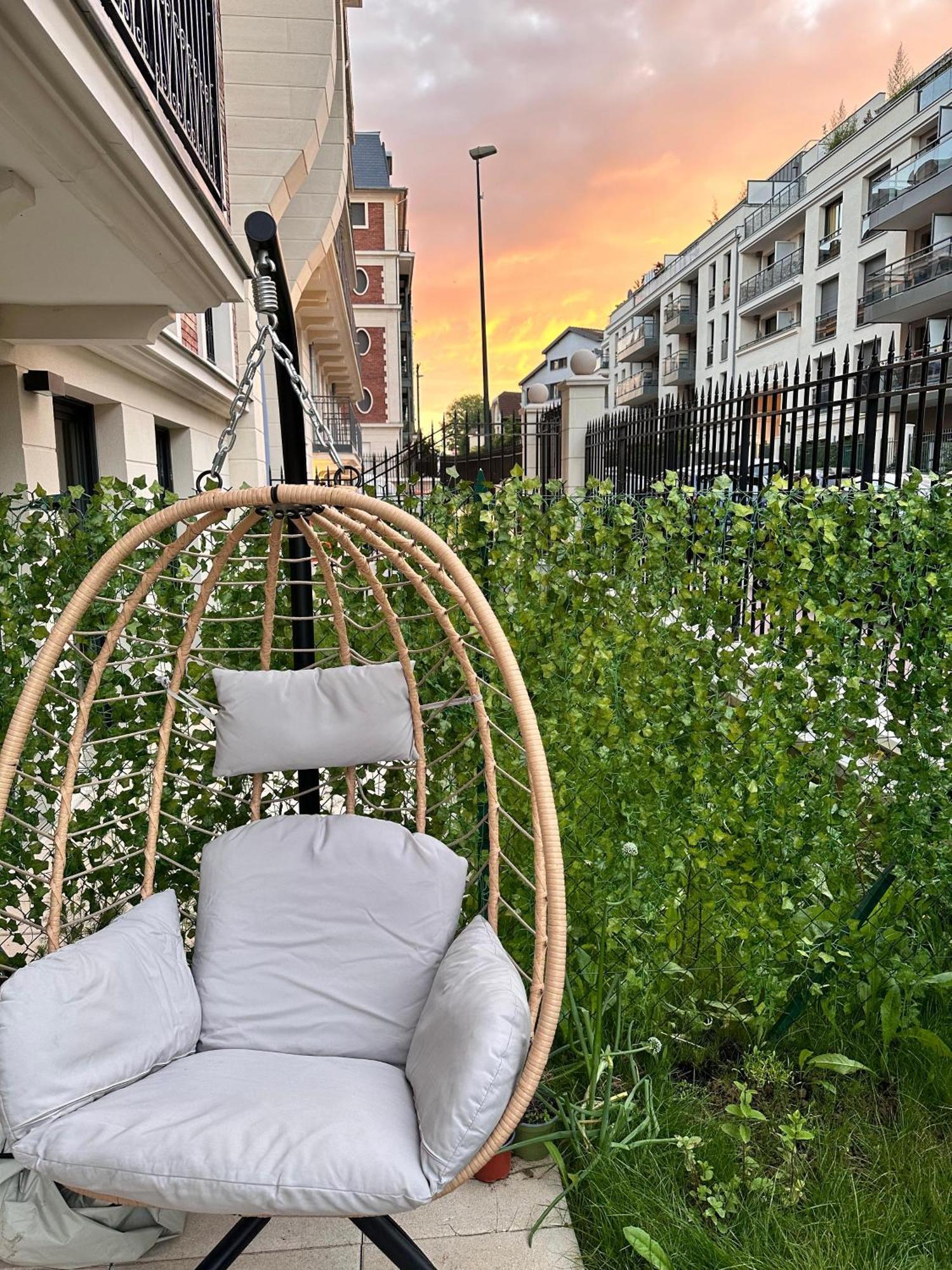 Cosy Summer Stay In Boho Style Apartment - 8 Mins From Paris Center - Garden And Underground Parking 클라마르 외부 사진
