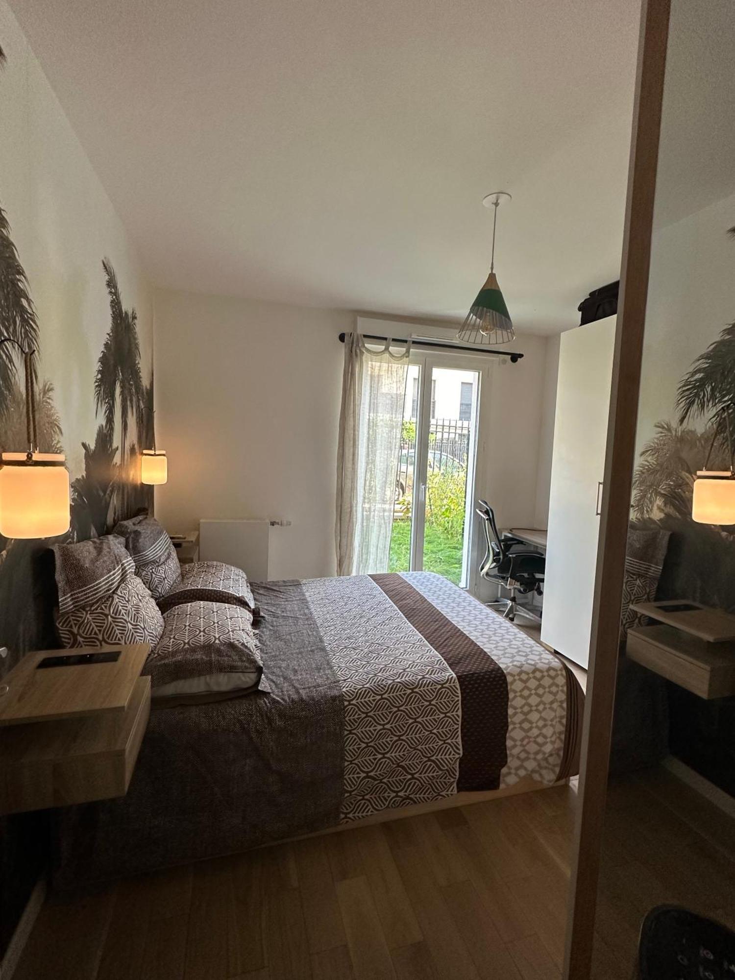 Cosy Summer Stay In Boho Style Apartment - 8 Mins From Paris Center - Garden And Underground Parking 클라마르 외부 사진