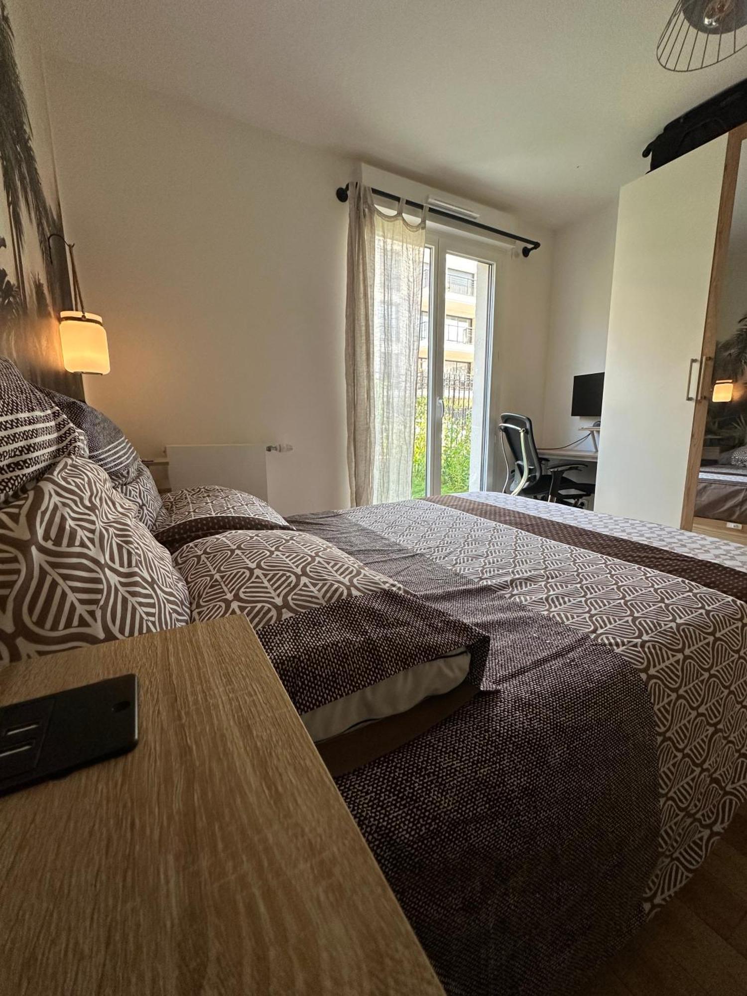 Cosy Summer Stay In Boho Style Apartment - 8 Mins From Paris Center - Garden And Underground Parking 클라마르 외부 사진